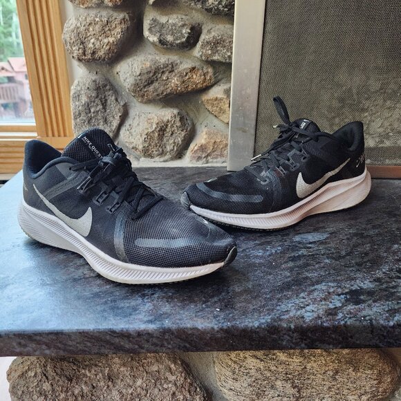 Nike Quest 4 DA1105-006 Black/White Running Sneakers Size 11.5 - Picture 3 of 11